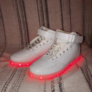 LED Light Up Hightop Shoes